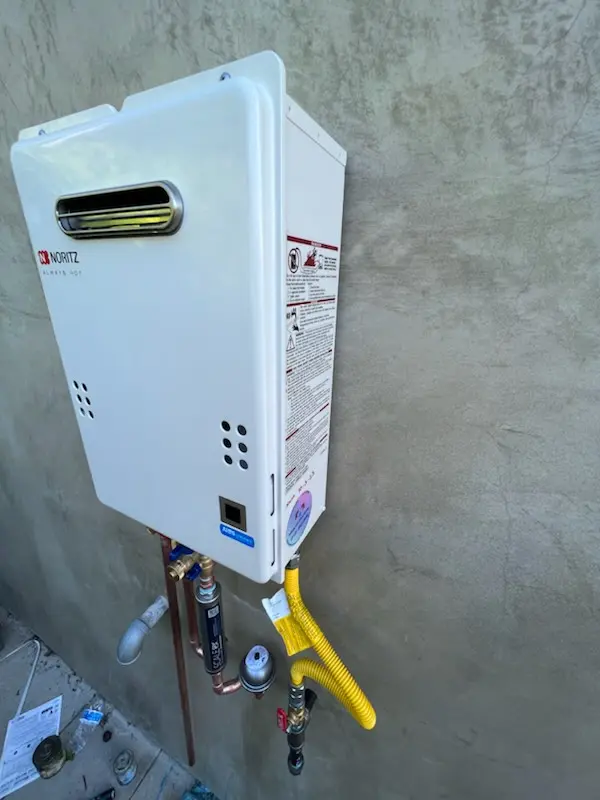 Tankless water heater installation for Sturtevant homes